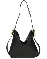 Lanvin - Logo Embossed Melodie Hobo Bag - Lyst