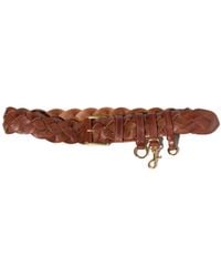 Miu Miu - Braided Buckle Belt - Lyst