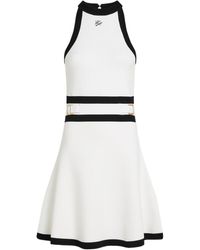 KARL LAGERFELD - Karl Dna Belted Knit Dress - Lyst