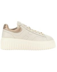 Hogan - Logo Printed Low-Top Sneakers - Lyst