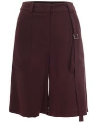 Patrizia Pepe - Relaxed Fit Bermuda Shorts - Lyst