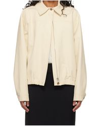 Loulou de Saison - Drew Elasticated Waist Cotton Jacket - Lyst