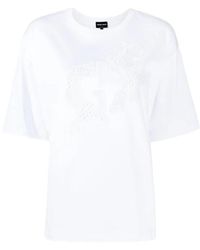 Giorgio Armani - Logo-Print T-Shirt - Lyst