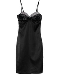 Oséree - Oséree Embellished Satin Tube Dress - Lyst