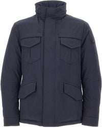Peuterey - Stripes Hooded Field Jacket - Lyst
