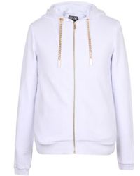 Versace Jeans Couture - Zipper Hooded Casual Jacket - Lyst