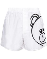 Moschino - Logo Detail Shorts - Lyst