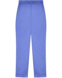 Emporio Armani - Elastic-Waist Casual Trousers - Lyst
