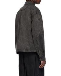 Juun.J - Zipper Denim Jacket - Lyst