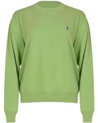 Polo Ralph Lauren - Logo Embroidered Crewneck Sweatshirt - Lyst