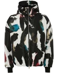 McQueen - Zip-Up Long-Sleeved Windbreaker - Lyst