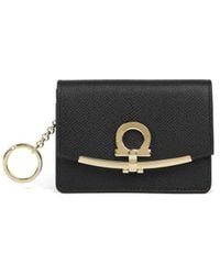 Ferragamo - Ferragamo Logo Plaque Wallet - Lyst