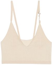 Jacquemus - Le Bandeau Pralu Logo Plaque Bralette - Lyst