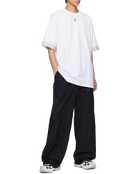 Versace - Greca-Trim Crewneck T-Shirt - Lyst