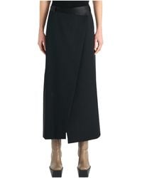 Jonathan Simkhai - Satin-Belt Wrap Midi Skirt - Lyst