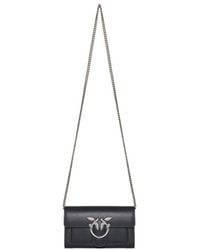 Pinko - Love One Chain Linked Crossbody Bag - Lyst