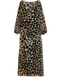 【関税＆送料込み】Max Mara Studio Pioppo Long Dress Max Mara Studio Pioppo Long Dress in Red | Lyst