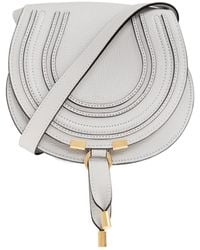 Chloé - Chloé Marcie Foldover Small Saddle Bag - Lyst