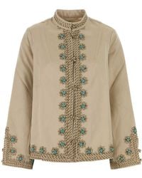 Bode - Lapis Bead-Embellished Jacket - Lyst