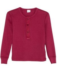 Chloé - Button-Placket Long-Sleeve Top - Lyst