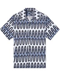 Neil Barrett - Abstract-Print Short-Sleeve Shirt - Lyst