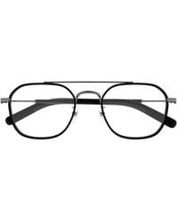 Montblanc - Eyewear Round Frame Glasses - Lyst