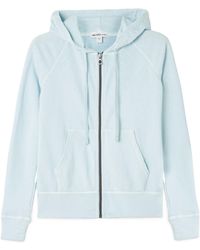 James Perse - Long-Sleeved Hooded Sweatshirt - Lyst