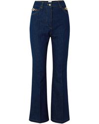 Patou - High-Waisted Straight Leg Jeans - Lyst