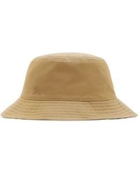Burberry - Reversible Checked Dropped-Brim Bucket Hat - Lyst