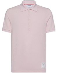 Thom Browne - Bar Short-Sleeved Polo Shirt - Lyst