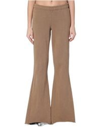 Entire studios - Elasticated-Waist Flared Trousers - Lyst