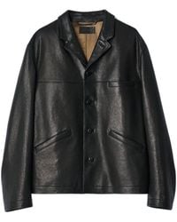 Lemaire - Single-Breasted Jacket - Lyst