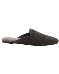 Brunello Cucinelli - Braided Slip-On Mules - Lyst