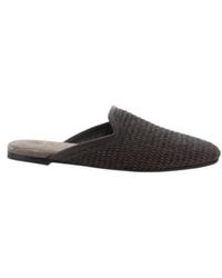 Brunello Cucinelli - Braided Slip-On Mules - Lyst