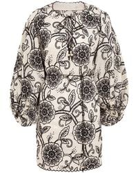 Zimmermann - Tallow Embroidered Mini Dress - Lyst