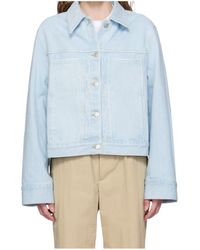 Studio Nicholson - Lapel Denim Jacket - Lyst