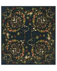 Dolce & Gabbana - Silk Printed Silk Scarf - Lyst