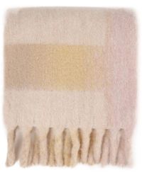 Isabel Marant - Loliana Checked Fringed Scarf - Lyst