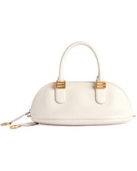 Balenciaga - Mini Leather Bolero Bowling Bag - Lyst