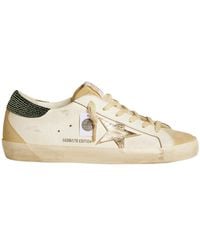 Golden Goose - Super-Star Ltd With Leather Star And Swarovski Crystals Heel Tab - Lyst
