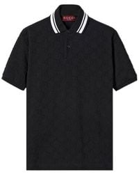 Gucci - Gg Stretch Cotton Polo - Lyst