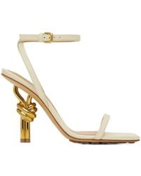 Bottega Veneta - Embellished High Heel Sandals - Lyst