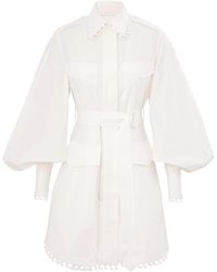 Zimmermann - Illuminate Utility Mini Dress - Lyst