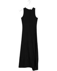 Lemaire - Twisted-Hem Sleeveless Midi Dress - Lyst