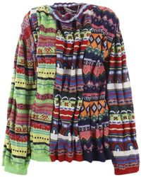 Comme des Garçons - Long-Sleeved Contrasting Sweater - Lyst