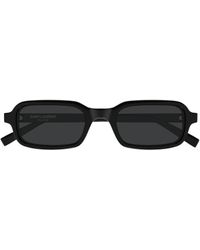 Saint Laurent - Eyewear Rectangle Frame Sunglasses - Lyst