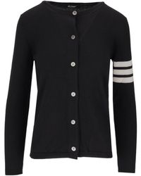 Lela Rose - Striped Knit Cardigan - Lyst
