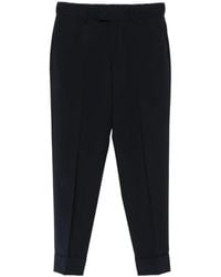 Berwich - Cropped Turn-Up Trousers - Lyst