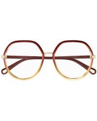 Chloé - Chloé Eyewear Round-Frame Glasses - Lyst