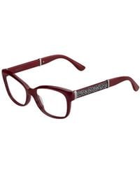 Jimmy Choo - Eyewear Rectangular Frame Glasses - Lyst